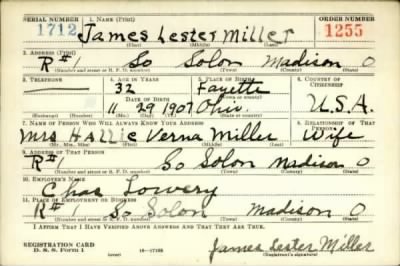 Thumbnail for James Lester > Miller, James Lester (1907)