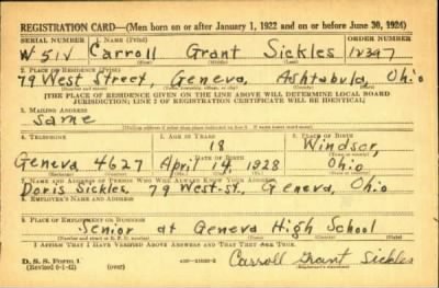 Thumbnail for Carroll Grant > Sickles, Carroll Grant (1928)