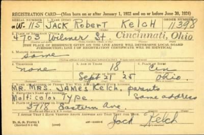 Thumbnail for Jack Robert > Kelch, Jack Robert (1925)