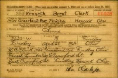 Thumbnail for Kenneth Brent > Clark, Kenneth Brent (1924)