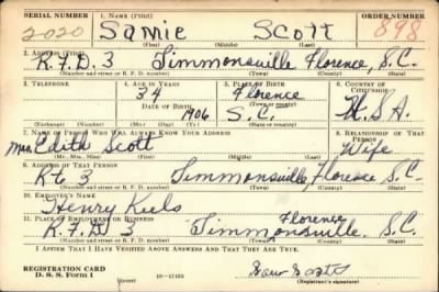 Thumbnail for Samie > Scott, Samie (1906)