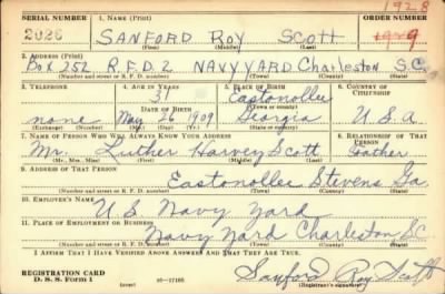 Thumbnail for Sanford Roy > Scott, Sanford Roy (1909)