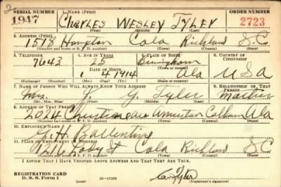 Thumbnail for Charles Wesley > Tyler, Charles Wesley (1914)