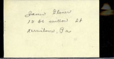 Thumbnail for James > Glover, James (1910)