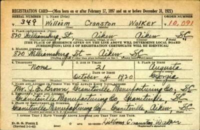 Thumbnail for William Cranston > Walker, William Cranston (1920)