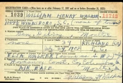 Thumbnail for William Henry > Walker, William Henry (1902)