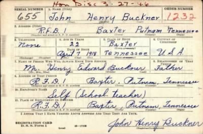 Thumbnail for John Henry > Buckner, John Henry (1918)