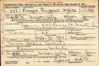 Thumbnail for Eugene Richard > White, Eugene Richard (1921)