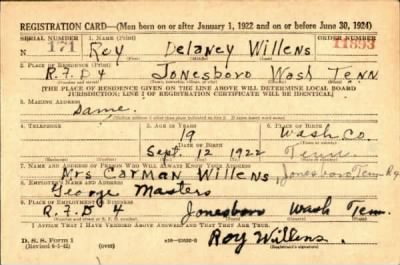 Thumbnail for Roy Delaney > Willens, Roy Delaney (1922)