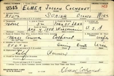 Thumbnail for Elmer Joseph > Cochenet, Elmer Joseph (1908)