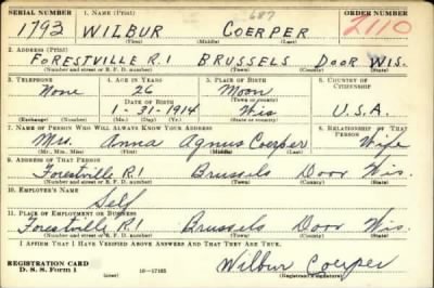 Thumbnail for Wilbur > Coerper, Wilbur (1914)