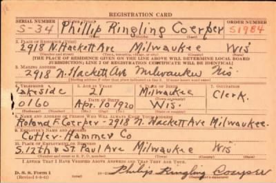 Thumbnail for Phillip Ringling > Coerper, Phillip Ringling (1920)