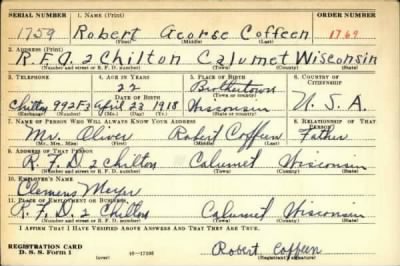 Thumbnail for Robert George > Coffeen, Robert George (1918)