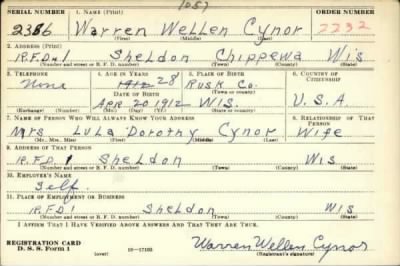 Thumbnail for Warren Wellen > Cynor, Warren Wellen (1912)