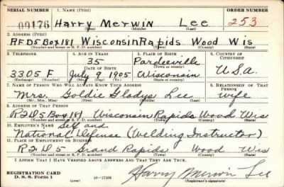 Thumbnail for Harry Merwin > Lee, Harry Merwin (1905)