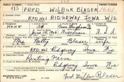 Thumbnail for Fred Wilbur > Blaser, Fred Wilbur (1906)