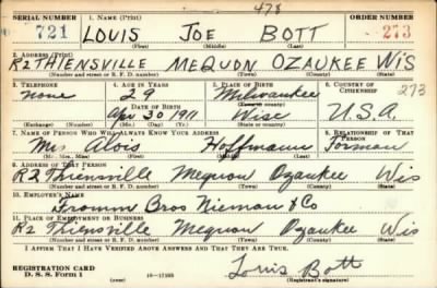 Thumbnail for Louis Joe > Bott, Louis Joe (1911)