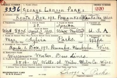 Thumbnail for George Lanson > Parks, George Lanson (1913)