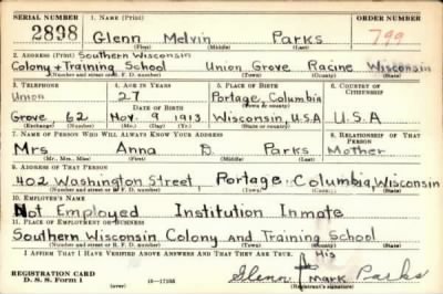 Thumbnail for Glenn Melvin > Parks, Glenn Melvin (1913)