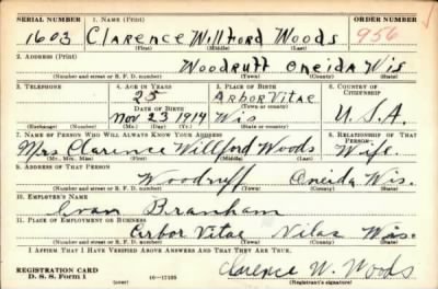 Thumbnail for Clarence Millfrod > Woods, Clarence Millfrod (1914)