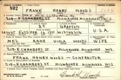 Thumbnail for Frank Henry > Woods, Frank Henry (1911)