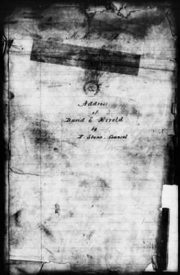 Thumbnail for Proceedings of the Court-Martial Jun 12-16, 19, and 21-29, 1865 AND Defenses of Samuel Arnold, Edward Spangler, Lewis Payne, and Michael O'Laughlin AND Address of David E. Herold