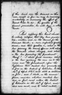 Thumbnail for Proceedings of the Court-Martial Jun 12-16, 19, and 21-29, 1865 AND Defenses of Samuel Arnold, Edward Spangler, Lewis Payne, and Michael O'Laughlin AND Address of David E. Herold