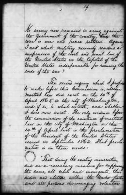 Thumbnail for Proceedings of the Court-Martial Jun 12-16, 19, and 21-29, 1865 AND Defenses of Samuel Arnold, Edward Spangler, Lewis Payne, and Michael O'Laughlin AND Address of David E. Herold