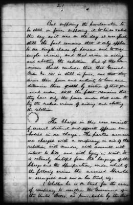 Thumbnail for Proceedings of the Court-Martial Jun 12-16, 19, and 21-29, 1865 AND Defenses of Samuel Arnold, Edward Spangler, Lewis Payne, and Michael O'Laughlin AND Address of David E. Herold