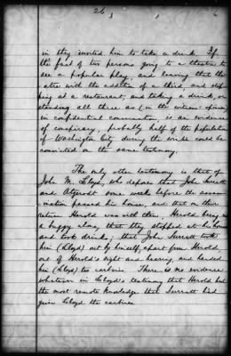 Thumbnail for Proceedings of the Court-Martial Jun 12-16, 19, and 21-29, 1865 AND Defenses of Samuel Arnold, Edward Spangler, Lewis Payne, and Michael O'Laughlin AND Address of David E. Herold