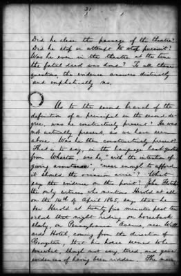 Thumbnail for Proceedings of the Court-Martial Jun 12-16, 19, and 21-29, 1865 AND Defenses of Samuel Arnold, Edward Spangler, Lewis Payne, and Michael O'Laughlin AND Address of David E. Herold