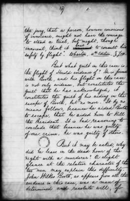 Thumbnail for Proceedings of the Court-Martial Jun 12-16, 19, and 21-29, 1865 AND Defenses of Samuel Arnold, Edward Spangler, Lewis Payne, and Michael O'Laughlin AND Address of David E. Herold