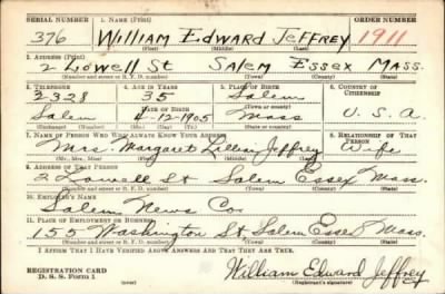 Thumbnail for William Edward > Jeffrey, William Edward (1905)