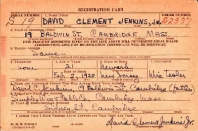 Thumbnail for David Clement > Jenkins, David Clement (1920)