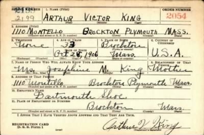 Thumbnail for Arthur Victor > King, Arthur Victor (1906)