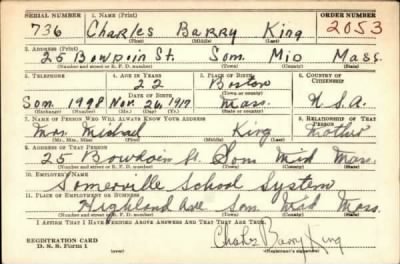 Thumbnail for Charles Barry > King, Charles Barry (1917)