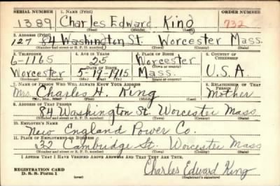 Thumbnail for Charles Edward > King, Charles Edward (1915)