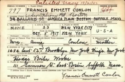 Thumbnail for Francis Emmett > Conlon, Francis Emmett (1917)