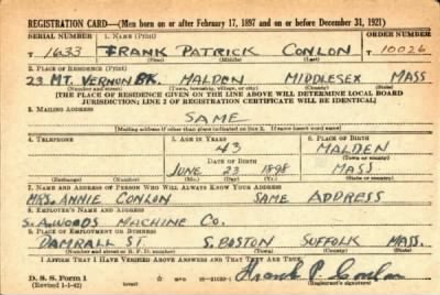 Frank Patrick > Conlon, Frank Patrick (1898)