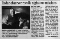 Heinecke_Harold_H 1 Radar observer recalls nighttime missions- 2001-Dec-09 Sheboygan Press.jpg