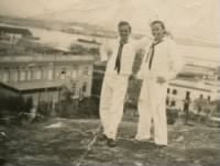 Thumbnail for Walker, Thomas 1944(uncertain) TW on left w unknown sailor 2.jpg