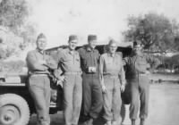 Thumbnail for Burgin Eades, Billy Howard, Charles Floyd, C.C. Moores, and Bob Tate WWII.jpg