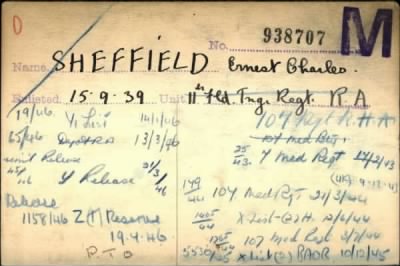 Thumbnail for Ernest Charles > Sheffield, Ernest Charles (938707)