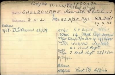 Kenneth Whitehead > Shelbourne, Kenneth Whitehead (1800604)