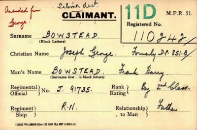 Thumbnail for 013/0047/BOW-BOX > Bowstead, Frank Harry (J 91735)