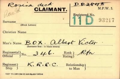 Thumbnail for 013/0047/BOW-BOX > Box, Albert Victor (346)