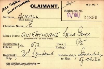 Thumbnail for 013/0047/BOW-BOX > Silverthorne, Louis George (513)