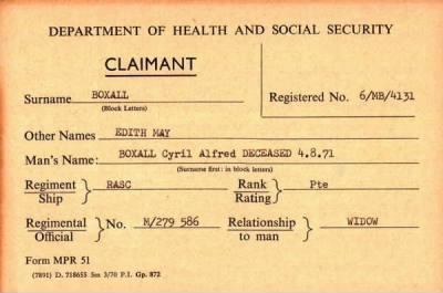 Thumbnail for 013/0047/BOW-BOX > Boxall, Cyril Alfred (M/279 586)