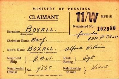 Thumbnail for 013/0047/BOW-BOX > Boxall, Alfred William (7565)