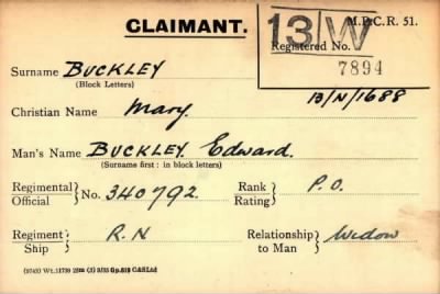 Thumbnail for 014/0061/BUC-BUM > Buckley, Edward (340992)